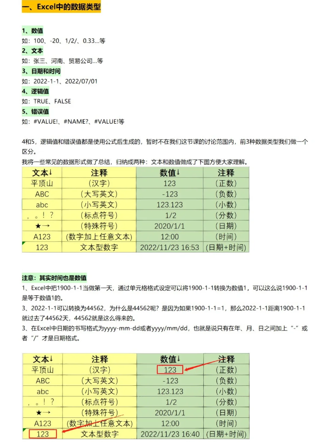 文本和常规的区别 文本数字和常规数字的区别 